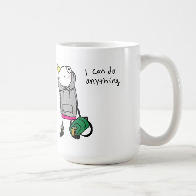 De Café "Puedo hacer cualquier cosa" taza (Derecha)