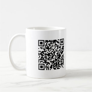 De Café "QR yo" taza roja SEGURA