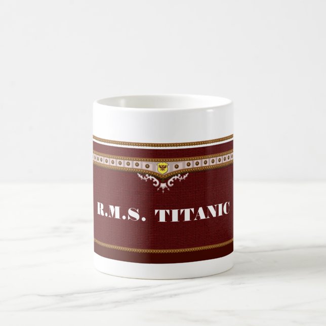 De Café R.M.S. Taza conmemorativa TITÁNICA (Centro)