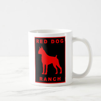 De Café Rancho rojo del perro - taza
