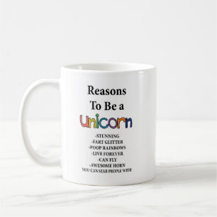 De Café Razones para ser una taza del unicornio con