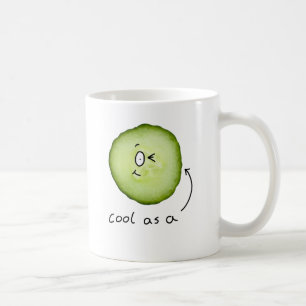 De Café refresqúese como taza del pepino
