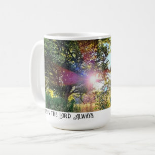 De Café Regocijarse en la taza del Señor Siempre