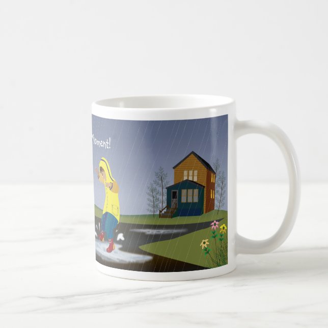 De Café ¡Revel en el momento! Taza (Derecha)