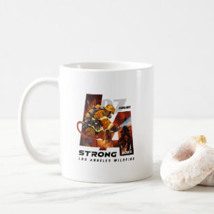 De Café Reza por Los Ángeles 11# Taza Clásica