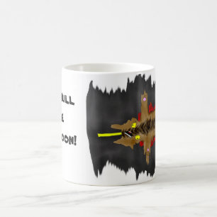 De Café Roadkill la taza del mapache