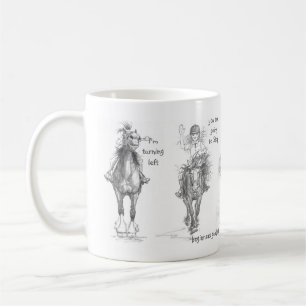 De Café RS01 "camino ecuestre señala" la taza