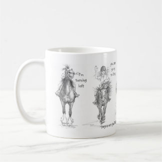 De Café RS01 "camino ecuestre señala" la taza