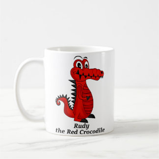 De Café Rudy la taza del cocodrilo rojo