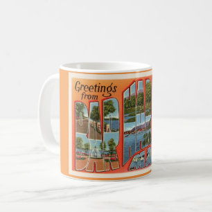 De Café Saludos desde Bar Harbor Maine Taza