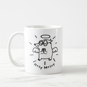 De Café Santo Moly   Taza Clásica del Molé del Ángel Diver