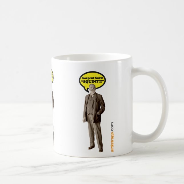 De Café Sargent dice "ESTRABISMO!" Taza (Derecha)