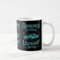 Servicio del taxi del abuelo - taza del colector