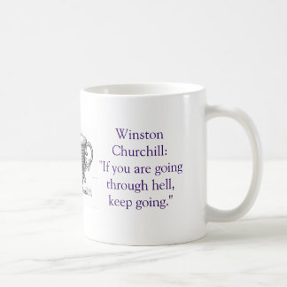 De Café "Si usted está pasando con taza del infierno"