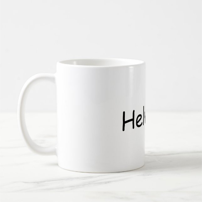 De Café Sin la taza Helvética (Izquierda)