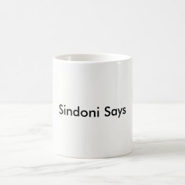 De Café Sindoni dice la taza