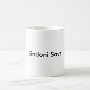 De Café Sindoni dice la taza