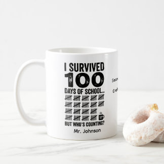 De Café Sobreviví 100 Días Taza