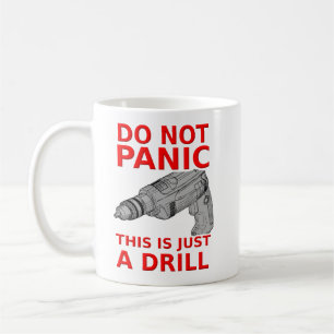 De Café Solo un Taladro Taza Divertida Humor