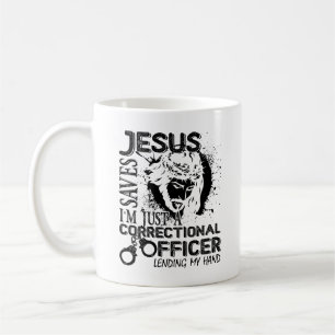 De Café Soy apenas una taza correccional del oficial