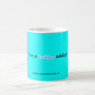 De Café ¡Soy un adicto al gorjeo! Taza por