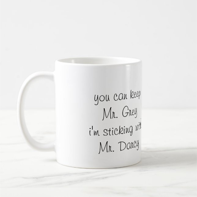 De Café Sr. Grey contra Sr. Darcy - taza (Izquierda)