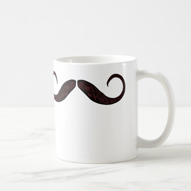 De Café Stache básico - taza (Derecha)