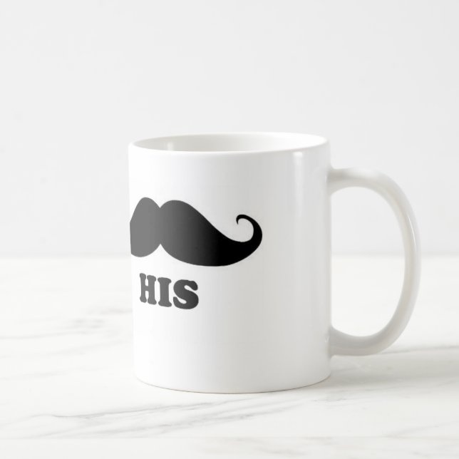 De Café SU taza del bigote (Derecha)