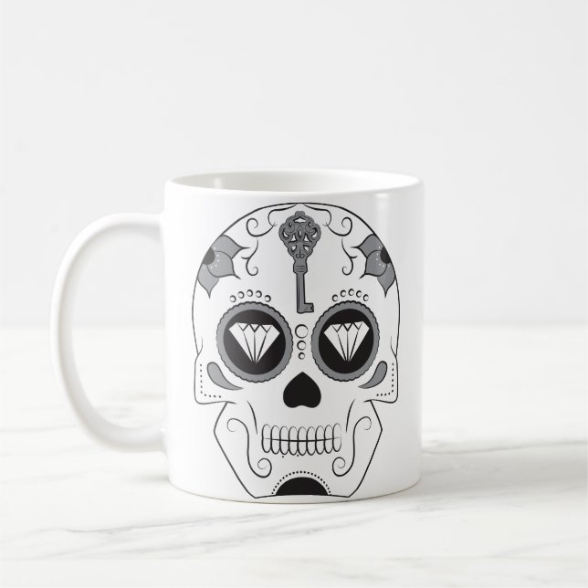 De Café "Su" taza del cráneo del azúcar (Izquierda)
