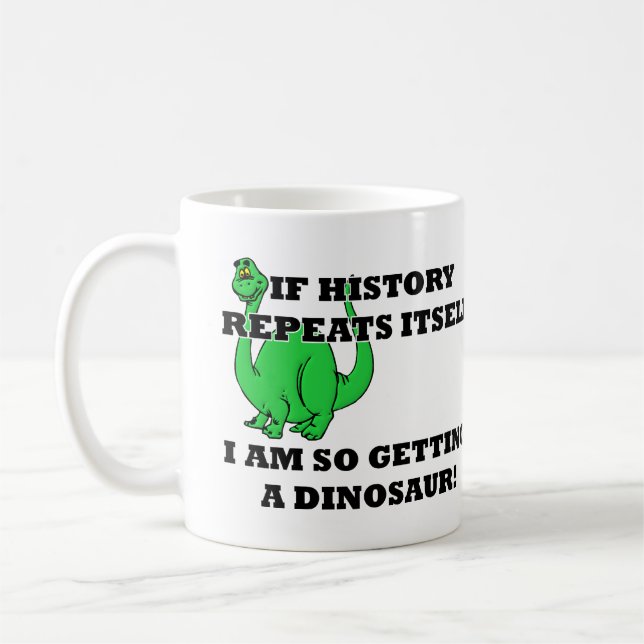 De Café Tan estoy consiguiendo a dinosaurio la taza (Izquierda)