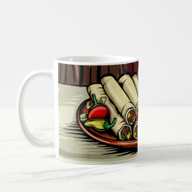 De Café taquitos en una taza (Izquierda)