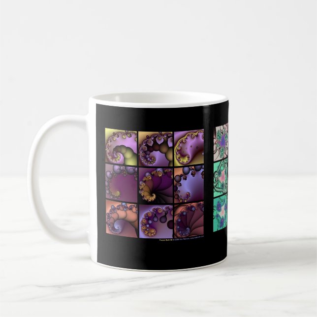 De Café Taza 289 del edredón del fractal (Izquierda)