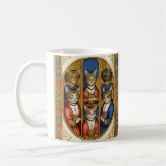 De Café Taza 6 gatos reales