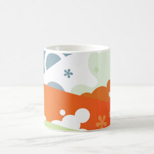 De Café Taza abstracta atómica