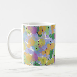 De Café Taza abstracta Color Splash – Taza artística vibra