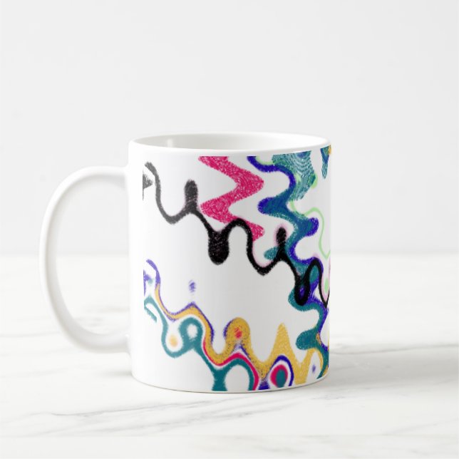 De Café Taza abstracta del art déco (Izquierda)