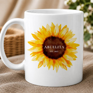 De Café Taza Abuelita Girasol   Regalo para la Abuela