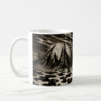 De Café Taza Acantilados y Montañas