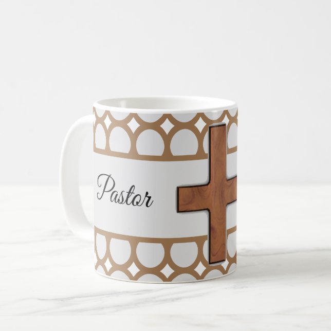 De Café Taza adaptable del aprecio del pastor (Anverso izquierdo)