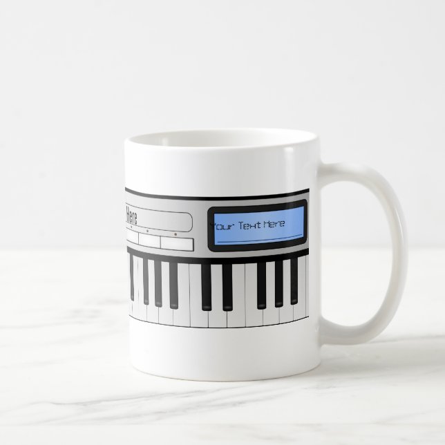 De Café Taza adaptable del teclado del sintetizador (Derecha)