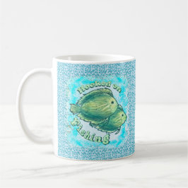 De Café Taza Adicto a la Pesca