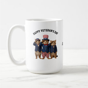 De Café Taza Adorable del Día del Veterano