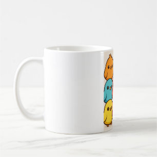 De Café Taza adorable pájaro