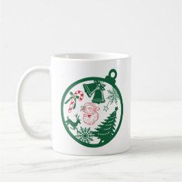 De Café Taza Adorno Feliz Navidad