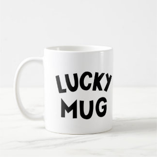 De Café Taza afortunada (derecha)