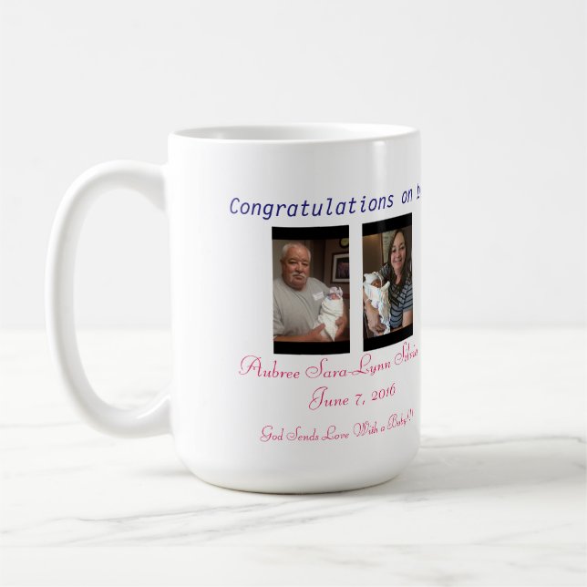 De Café Taza agradable del personalizado del bebé (Izquierda)