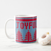 Taza alegre del suéter lindo el | del navidad