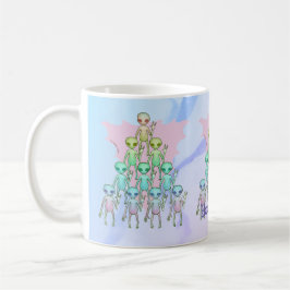 De Café Taza alienígena Triángulo Rosa