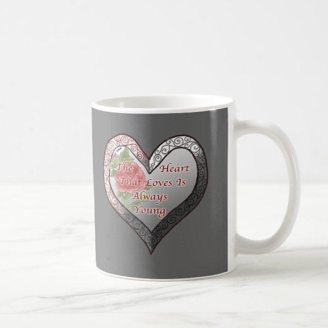 De Café Taza Always Young Valentine Heart (Derecha)