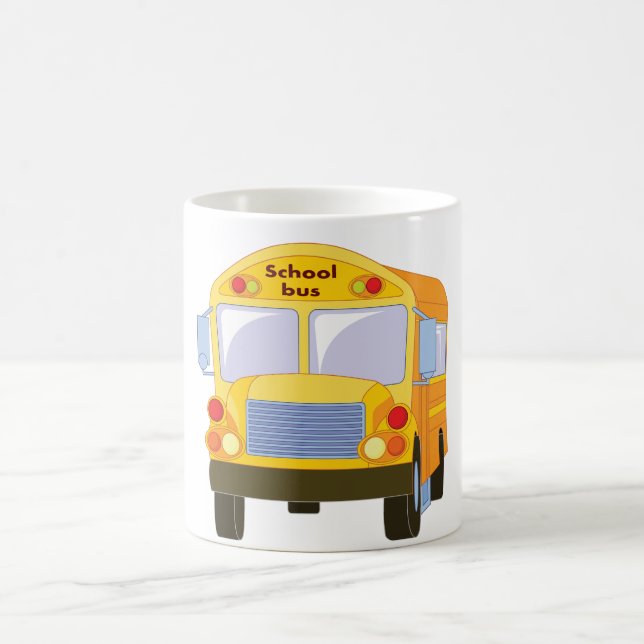 De Café Taza amarilla del autobús escolar (Centro)